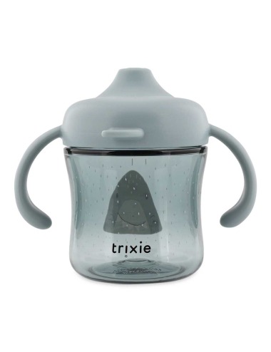 TRIXIE MR. SHARK LEARNING CUP WITH SPOUT AND 2 HANDLES