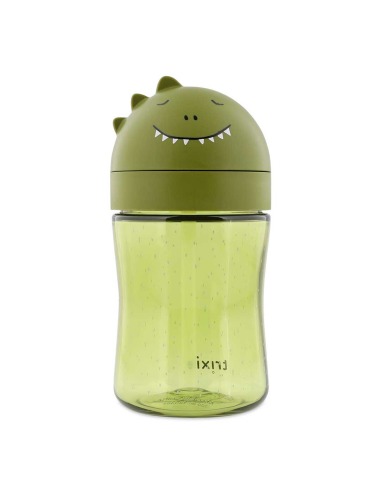 TRIXIE MR. DINO BOTTLE WITH STRAW