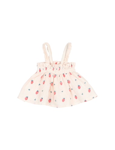 STRAWBERRY CREAM PINK BABY TOP BÚHO