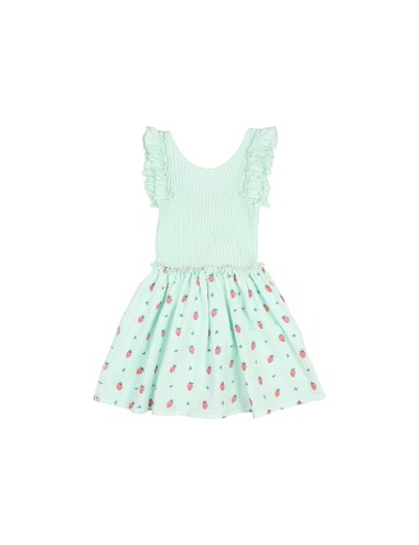 AQUA STRAWBERRY COMBI DRESS