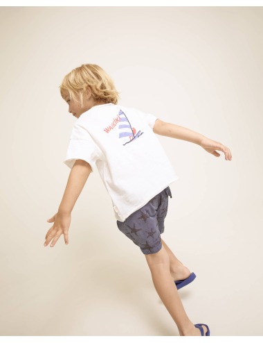 WAIKIKI WHITE SHORT SLEEVE T-SHIRT