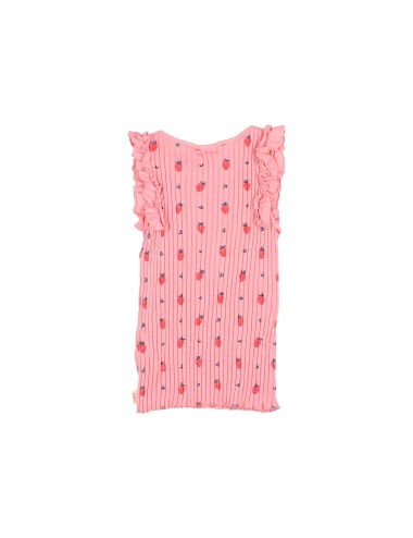 CAMISETA TIRANTES STRAWBERRY SUGAR PINK BÚHO