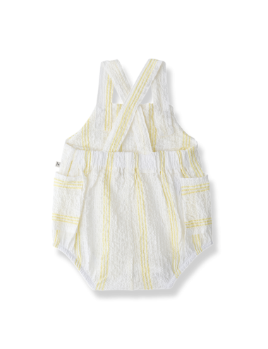 PORTITXOL LEMON BABY STRAPS OVERALL