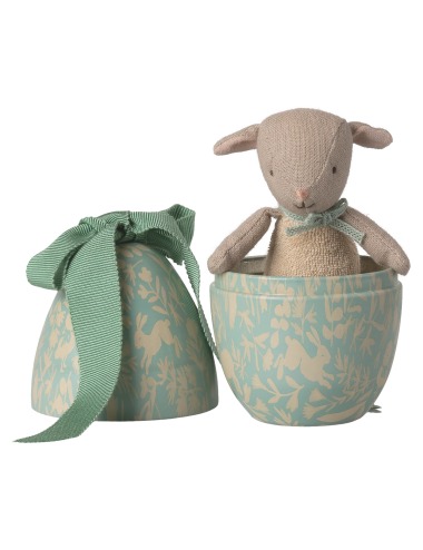 EASTER EGG WITH SMALL MINT MAILEG MICRO-LAMB