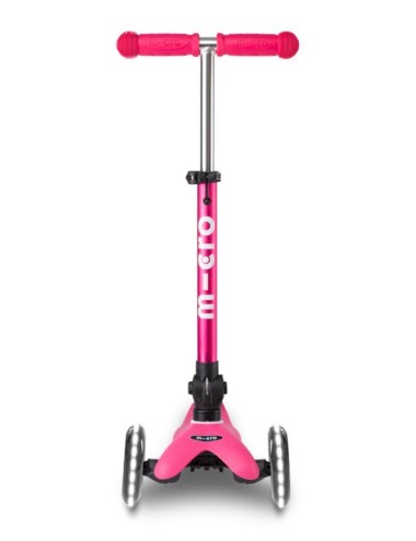 MICRO MINI DELUXE FOLDABLE PINK LED SCOOTER