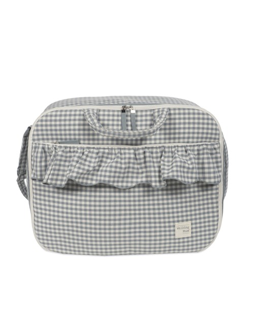PRALINE VICHY MATCHA WALKING MUM SUITCASE