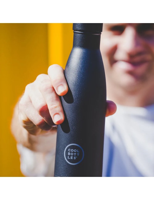 COOL BOTTLES PASTEL BLACK THERMAL BOTTLE