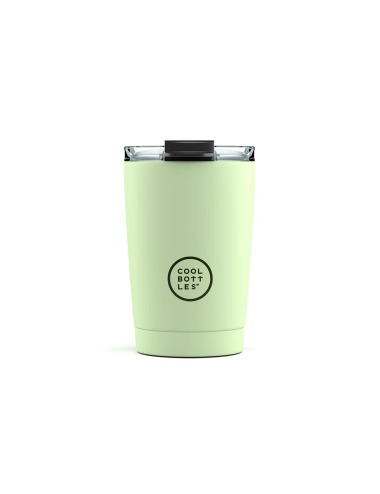 COOL BOTTLES PASTEL GREEN THERMAL CUP