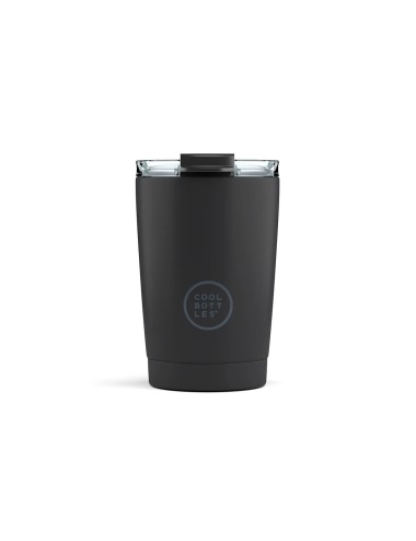 COOL BOTTLES PASTEL BLACK THERMAL CUP