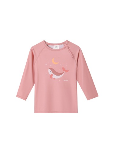 MONNËKA WHALE PINK SUN PROTECTION SWIM T-SHIRT