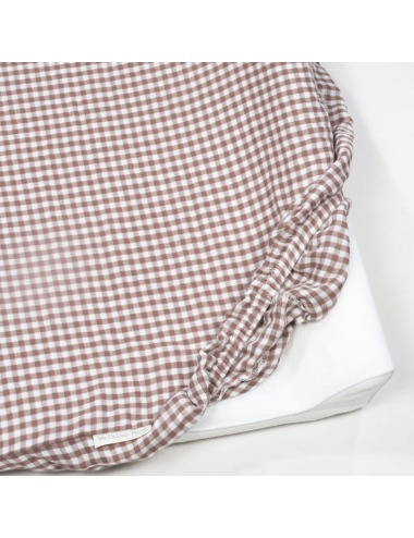 WALKING MUM PRALINE GINGHAM MOKA TABLETOP CHANGING MAT