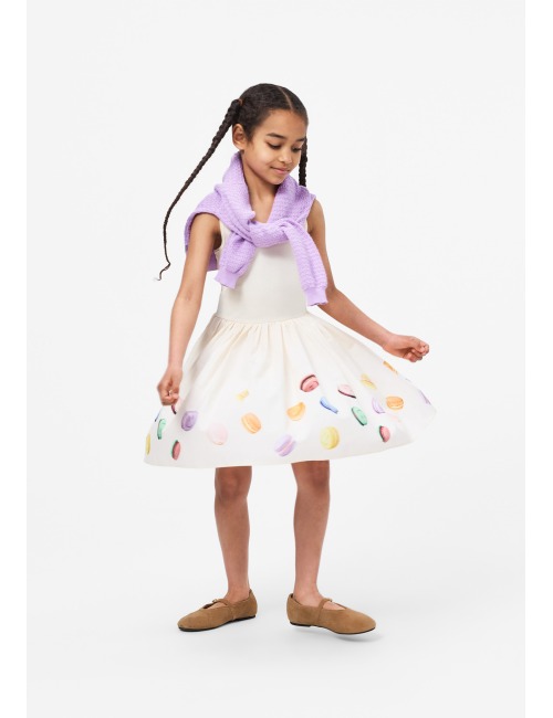 CASSANDRA DRESS HAPPY MACARONS