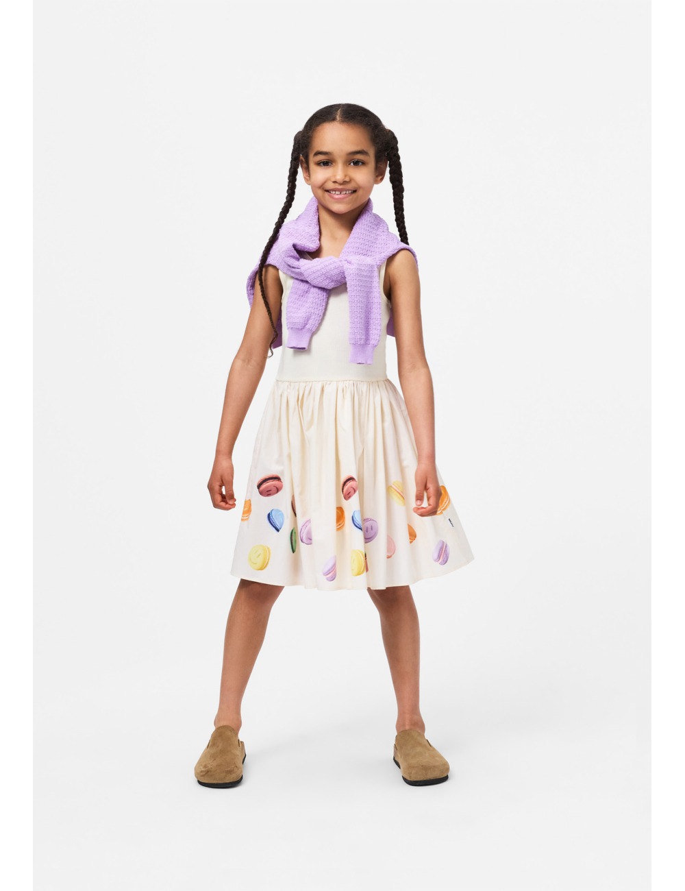 CASSANDRA DRESS HAPPY MACARONS