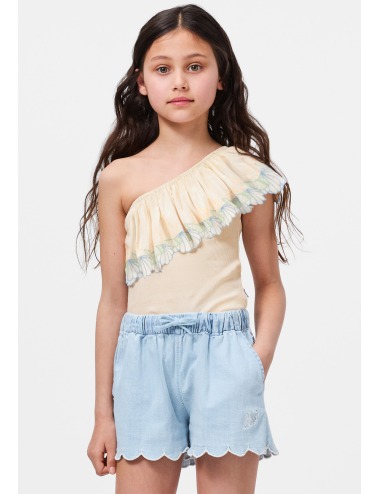 ADDIE CHAMBRAI WASHED SHORT