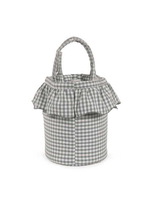 PRALINE VICHY MATCHA WALKING MUM BUCKET BAG