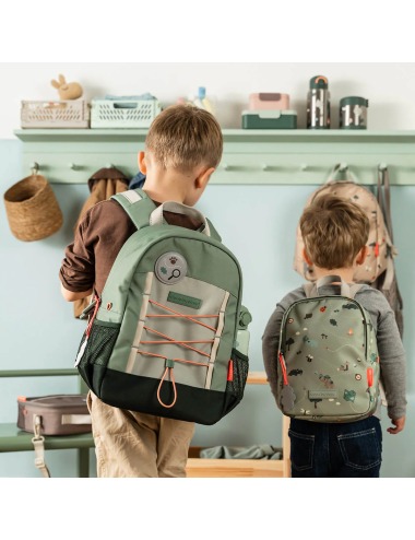 JUNIOR TINY TRAILS GREEN BACKPACK DONE BY DEER