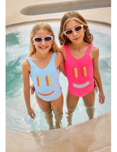 NIKA PINK FACE MOLO SWIMSUIT