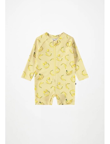 NEKA LONG SLEEVE LEMON BANANA ONE-PIECE SWIMSUIT