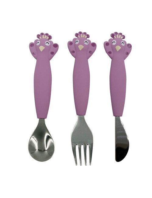 CUTLERY SET TRIXIE MR. PEACOCK, 2 PACK