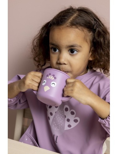 TRIXIE MRS. PEACOCK SILICONE MUG WITH SPOUT