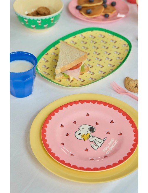 PLATE RICE SNOOPY "YOU ARE SO SWEET"
