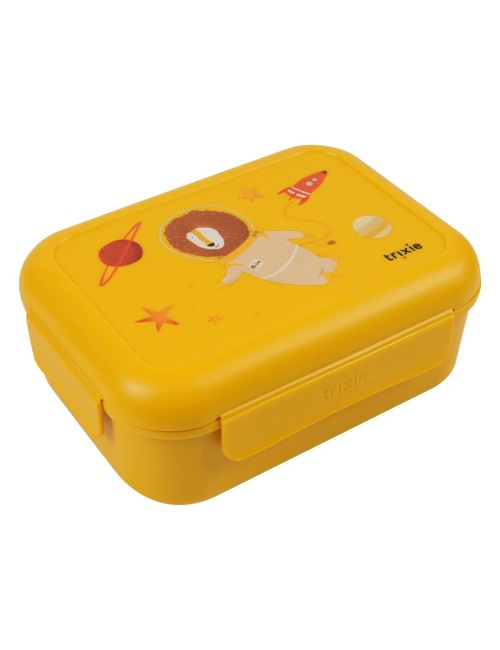 TRIXIE LUNCHBOX WITH CLIPS SPACEMAN MR. LION