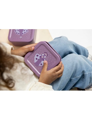 SNACK BOX TRIXIE SET 3 PIEZAS MRS. PEACOCK