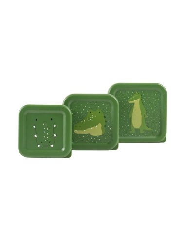 SNACK BOX TRIXIE SET 3 PIEZAS MR. ALLIGATOR