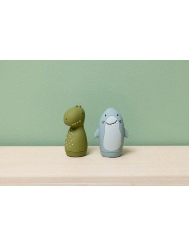 59 TRIXIE SQUEEZY ANIMALS BATH TOY MR. SHARK & MR. DINO