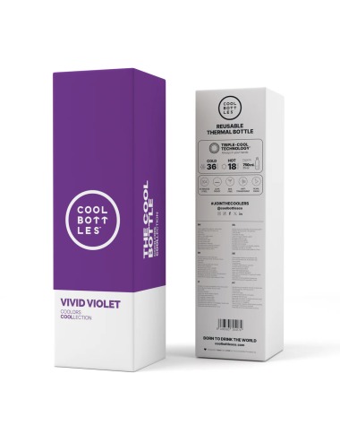 COOL BOTTLES VIVID VIOLET THERMAL BOTTLE