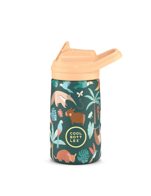 COOL BOTTLES KIDDIES THERMAL BOTTLE 350 ML RAIN FOREST REFUGE