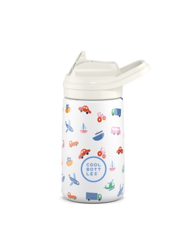 BOTELLA TÉRMICA COOL BOTTLES KIDDIES 350 ML LITTLE WHEELS