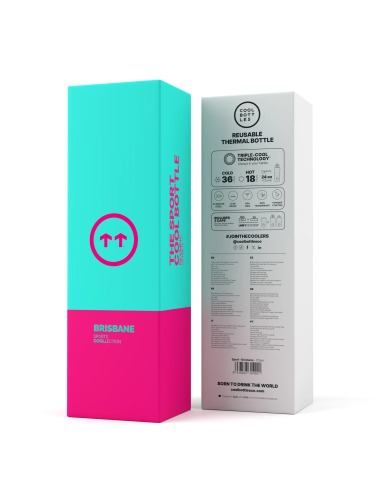 COOL BOTTLES SPORT BRISBANE 725M THERMAL BOTTLE