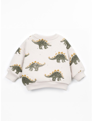 SUDADERA BEBÉ DINOSAURIOS VERDE PLAY UP