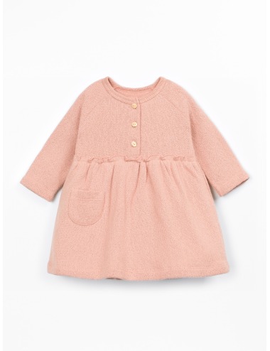 VESTIDO DE PUNTO BEBÉ CON ABERTURA FRONTAL PLAY UP