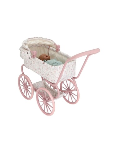 copy of LITTLE DUTCH METAL FLOWER DOLL STROLLER WHITE