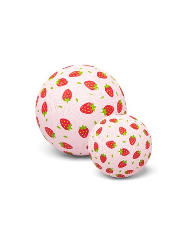 PELOTA DE CAUCHO NATURAL LITTLE L STRAWBERRIES