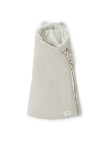 SACO CAPAZO INVIERNO TEDDY ANGEL CLOUD POWDER BABYSHOWER