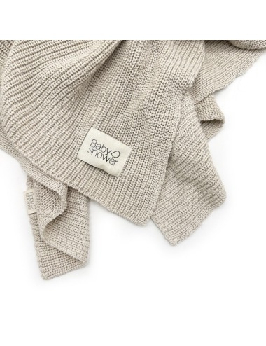 BEIGE CHALK KNIT BABY SHOWER