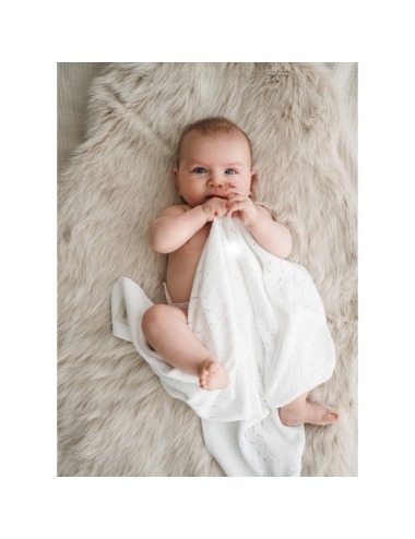 TRICOT CLASSIC WHITE BABYSHOWER BADGE