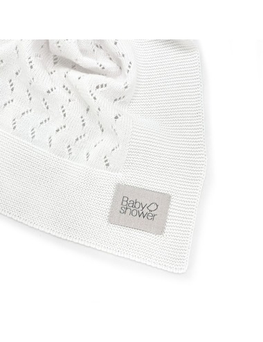 TRICOT CLASSIC WHITE BABYSHOWER BADGE