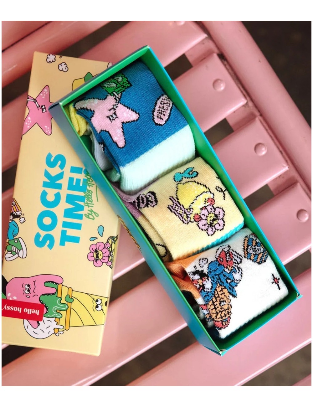 HELLO HOSSY SUMMER SQUAD CHILDREN'S SOCKS PACK 3