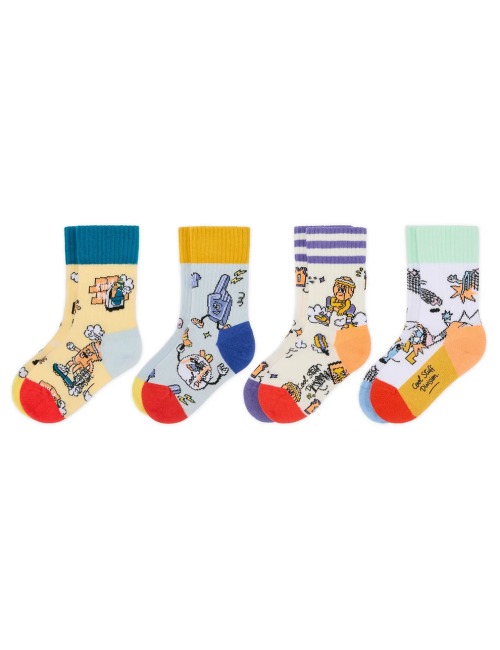 HELLO HOSSY GAME ON CHILDREN'S SOCKS PACK 4