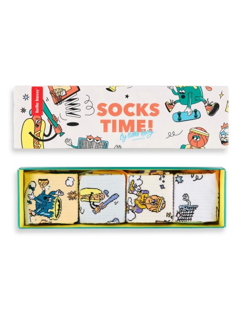 HELLO HOSSY GAME ON CHILDREN'S SOCKS PACK 4