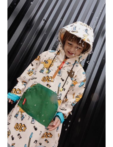 PONCHO DE LLUVIA HELLO HOSSY ROCK & FIRE