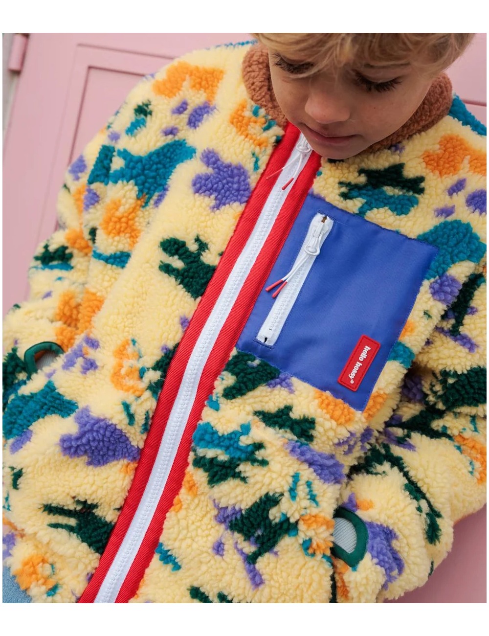 HELLO HOSSY FUNKY CAMO FLEECE JACKET