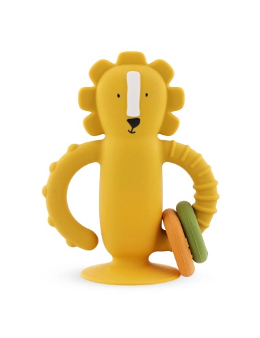 MR. LION SILICONE TEETHER AND SENSORY TOY WITH SUCTION CUP
