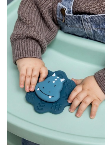 SILICONE SPINNER WITH SUCTION CUP MR. TRICERATOPS TRIXIE