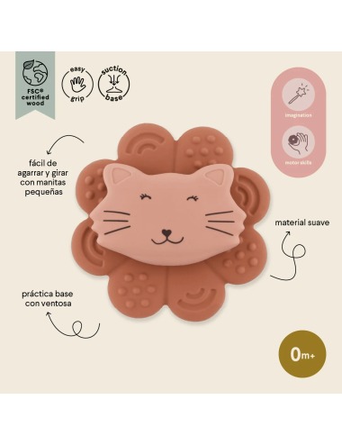 MRS. CAT TRIXIE SILICONE SPINNER WITH SUCTION CUP